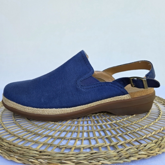 NWOT Revitalign Orthotic Backstrap Canvas Clogs - Ventura Size-11 - Picture 3 of 12